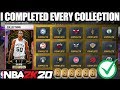 I COMPLETED EVERY SINGLE COLLECTION IN NBA 2K20 MYTEAM FOR HUNDREDS OF TOKENS