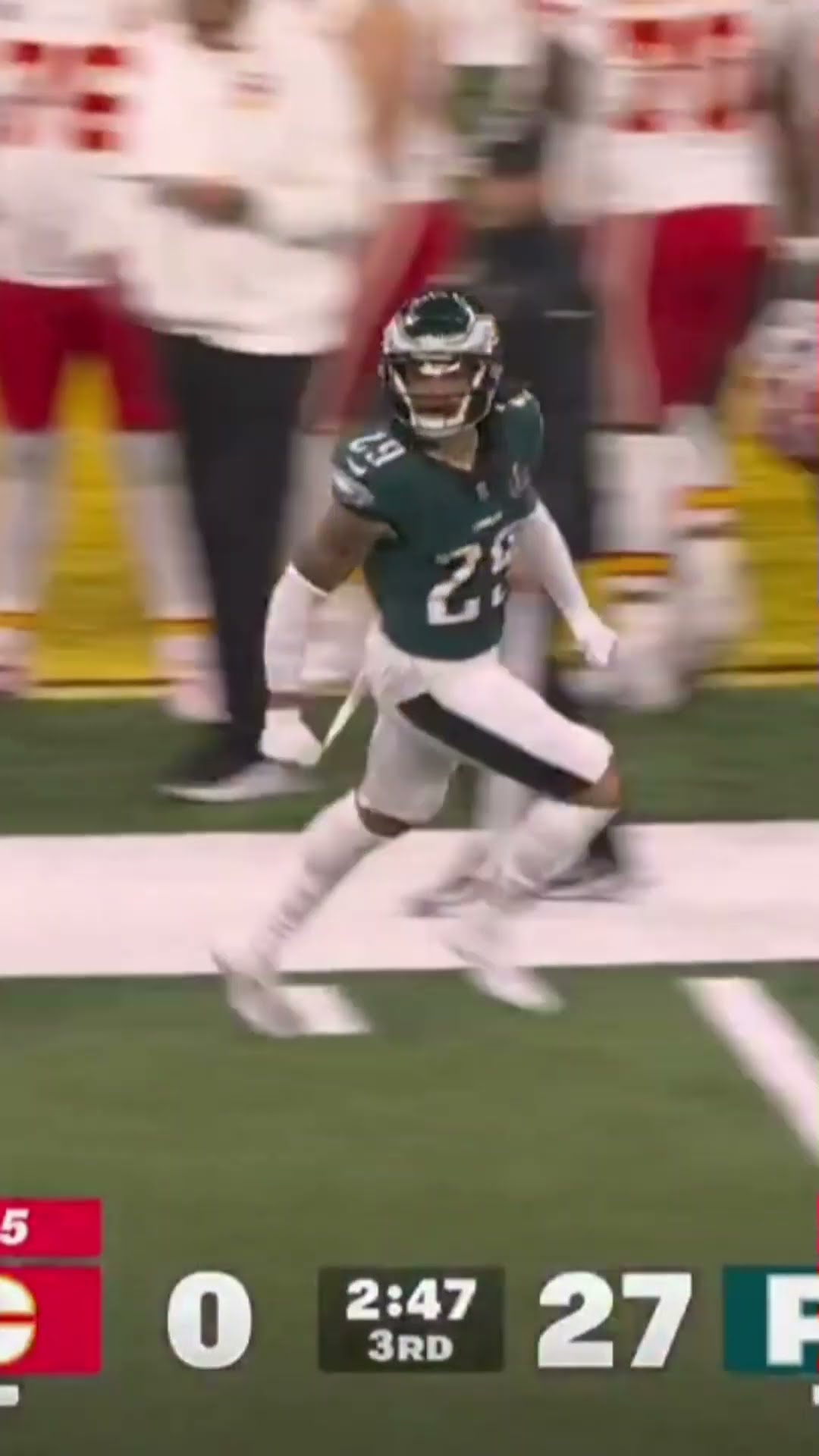 Avonte Maddox COMES UP CLUTCH on 4th down!!! EAGLES BALL! ?? Eagles vs Chiefs Super Bowl Highlights