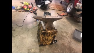 Budget Minded Portable Anvil Stand Build