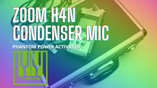 How to connect your Condenser Mic to Zoom H4N Phantom Power