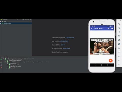 MEME CREATOR APPLICATION IN ANDROID WITH SOURCE CODE
