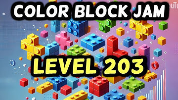 COLOR BLOCK JAM LEVEL 203 Guide How to Complete Walkthrough