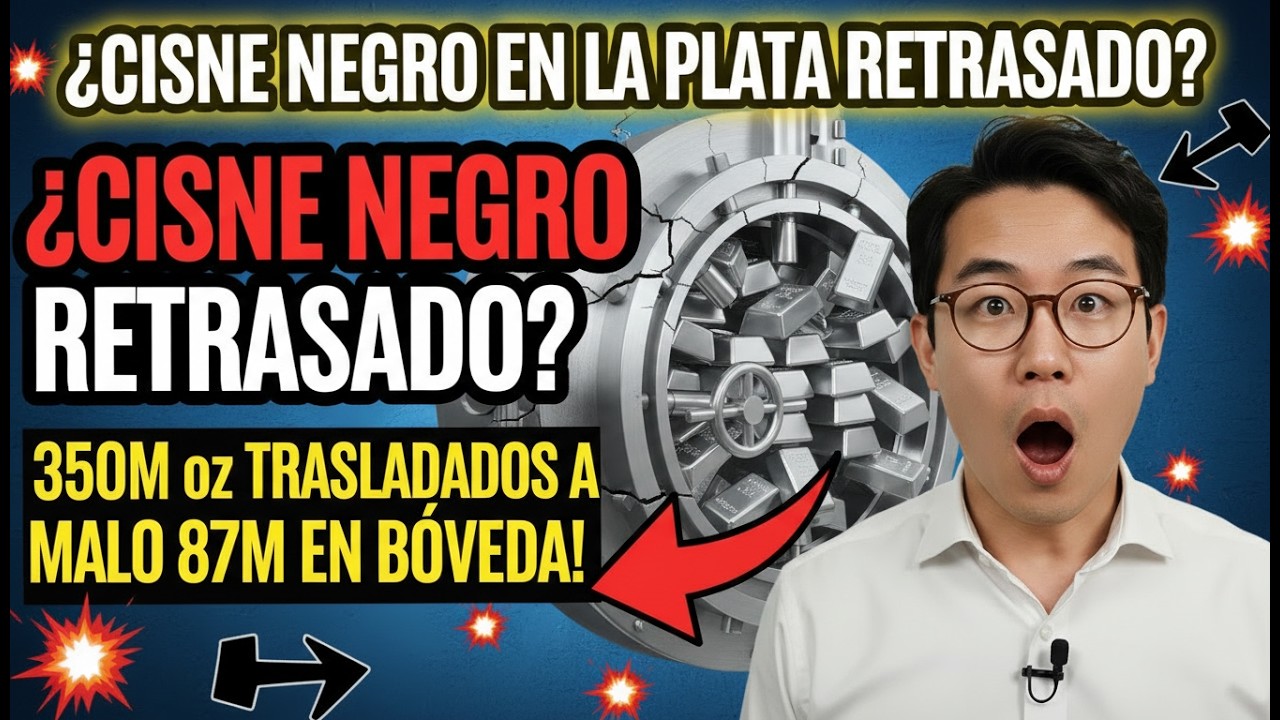 ¿Cisne Negro en la Plata RETRASADO? 350M oz Trasladados a Mayo — Solo 87M oz en Bóveda