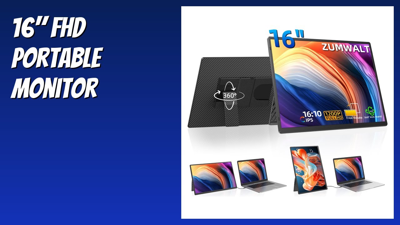 REVIEW (2026): 16" FHD Portable Monitor. Features