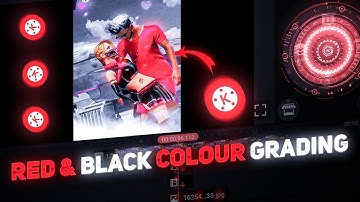 Red & Black Colour Grading | Free Fire Short Video Colour Grading Tutorial In Kinemaster On Android