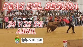 TOROS BEAS DEL SEGURA SAN MARCOS 24 Y 25 DE ABRIL 2018
