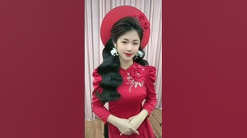 Tóc sóng ứng dụng cho cô dâu học viên làm tại lớp cô Hạnh