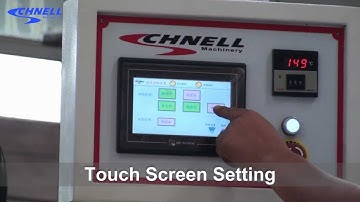 Working show of Schnell Automatic Edge Banding Machine 368