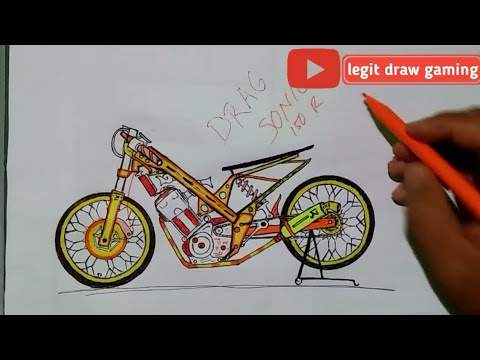 Video: Cara Melukis Motosikal Dengan Pensil
