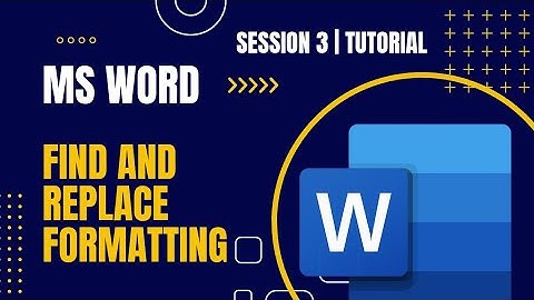 How to Use Find & Replace in Microsoft Word | Find & Replace in ms word | Find & Replace formatting