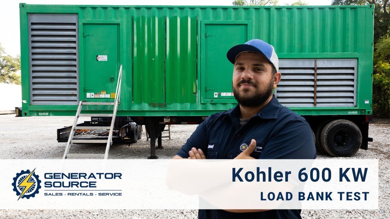 Kohler 600 kW Load Bank Test Highlights #Florida #Generator #diesel