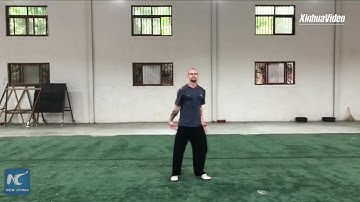 Foreign enthusiasts learn Kung Fu at Shaolin Temple in Henan, China