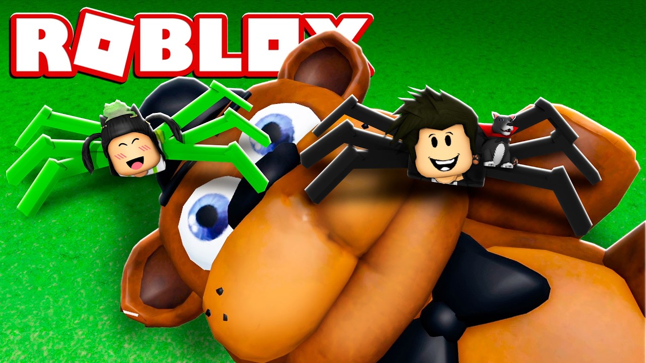 LOKIS VIROU ARANHA NO FREDDY FNAF | Roblox - You Are Spider