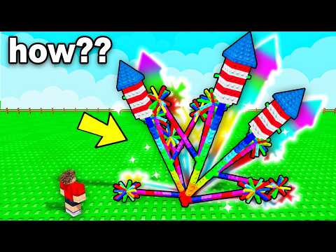 I Grew The RAREST FIREWORK FLOWER In Grow A Garden!!