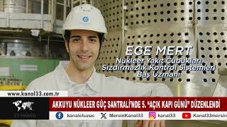Akkuyu Nükleer Güç Santralinden 5. Kez Açık Kapı Günü Etkinliğine Ev Sahipliği