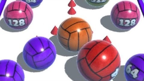 BALL MERGE 2048 - All Levels Gameplay IOS (Levels 60 -61).