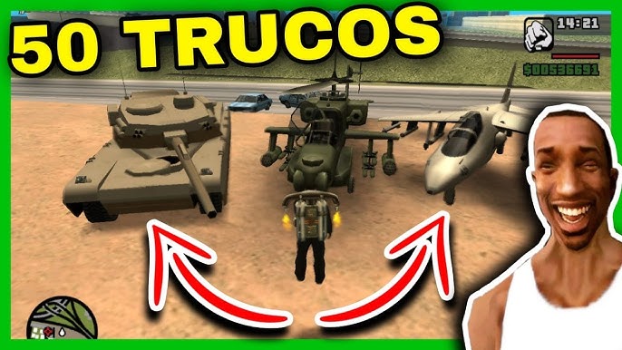 GTA San Andreas Cheats For Xbox 360 ▷➡️ Trucoteca ▷➡️