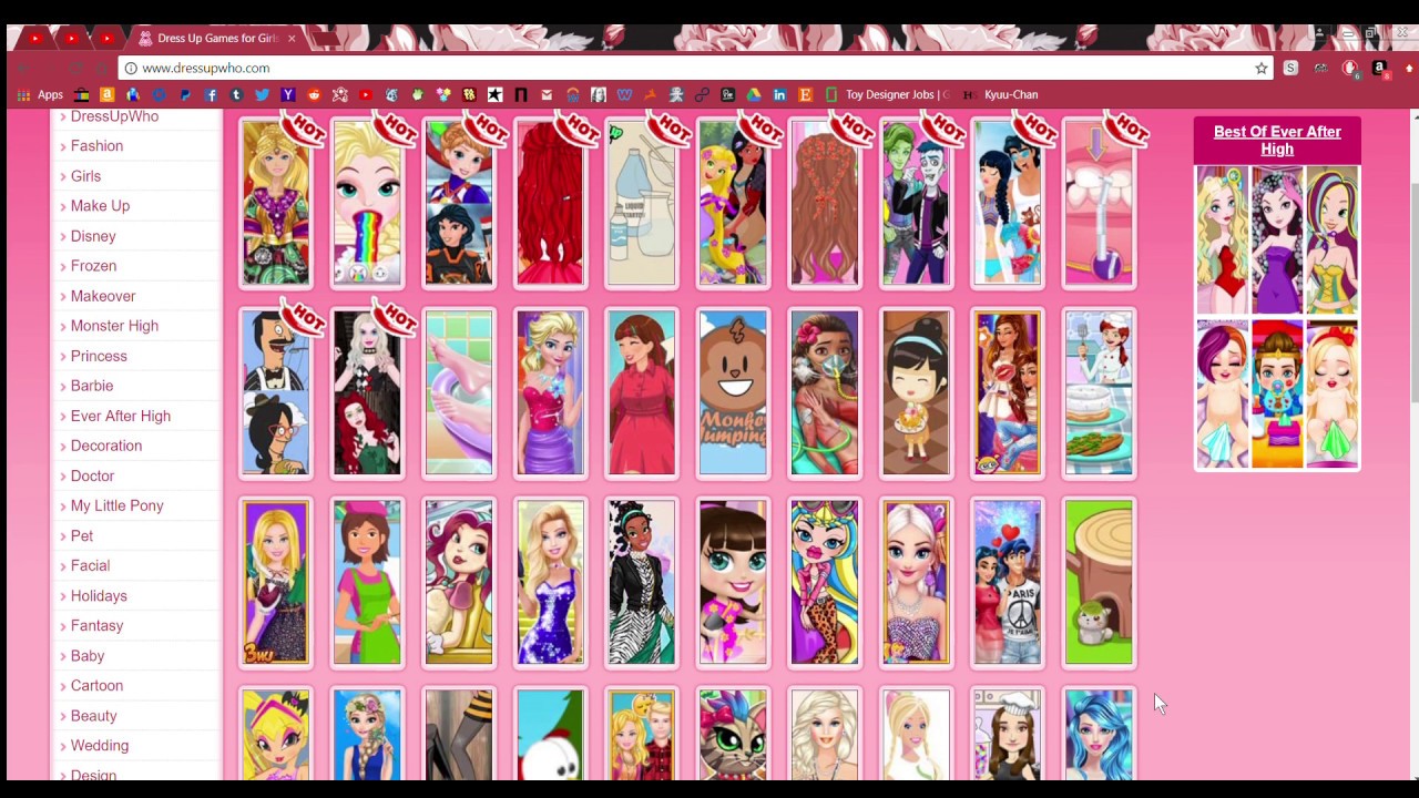 Girl S Dress Up Games