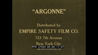 WORLD WAR ONE  NEWSREELS  ARGONNE OFFENSIVE   LONDON ZEPPELIN RAID  RUSSIAN FRONT (SILENT)  27924