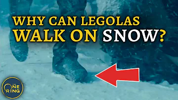 Why can Legolas walk on snow? It's fairy-story, not fantasy!