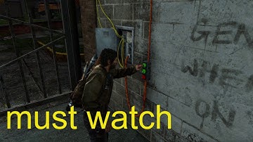 Turning on the generator on||The Last of Us™ Remastered (2019) || no comments