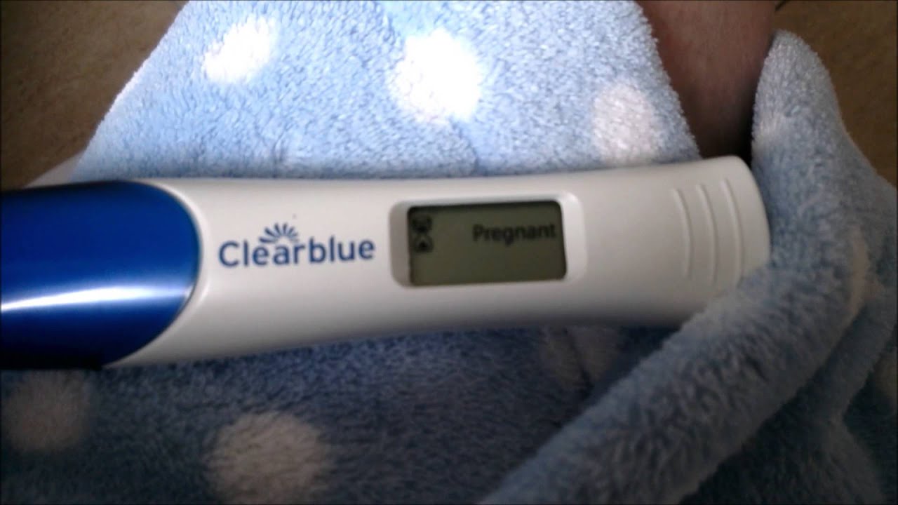 "Live" Pregnancy Test 5 Weeks Pregnant Baby 2 YouTube