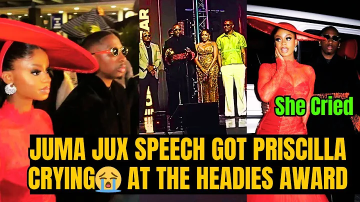 See How Juma Jux Speech Got Priscilla Crying 😭 at HEADIES AWARD NIGHT, Verydarkman, Davido Shutdown
