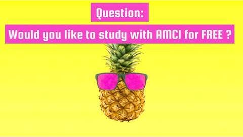 Would you like to study with AMCI for FREE (i2MC course) ? Registration link in Description Below😎