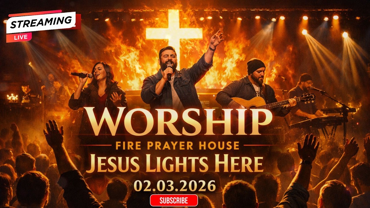🔴 Live Worship | Fire Prayer House | Jesus Lights Here | 02.03.2026 #ankurnarulaministries #live