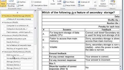 How to Configure Microsoft Word to Manage Moodle2Word Questions