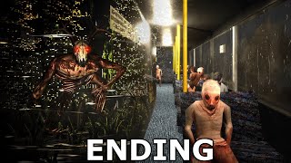 [All Endings] Night Bus - Full Gameplay Playthrough (Short Horror Game)