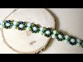 Kristal boncuklu bileklik yapımı * Браслет из кристалла * Crystal beads bracelet *