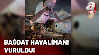 Bağdat Havalimanı Vuruldu İşte O Görüntüler.. A Haber