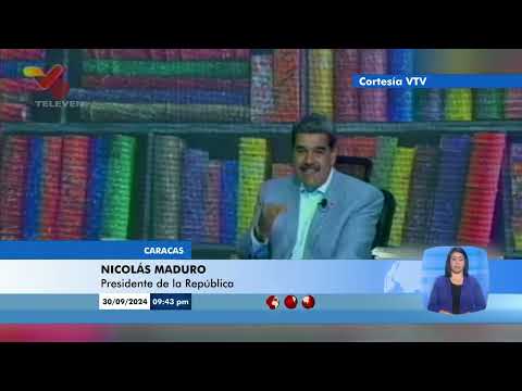 Maduro respondió a críticas de la CEV sobre la navidad - El Noticiero emisión meridiana 01/10/24