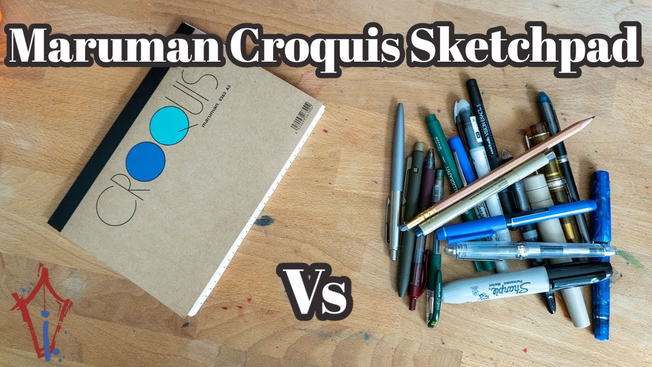 Art Supplies Reviews and Manga Cartoon Sketching: Maruman S163 Croquis Pocket  Sketchbook Review