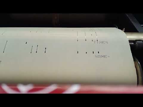 Player piano roll, Playrite Gordon Lightfoot, Sundown