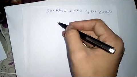 SHANNON - FANO - ELIAS - CODING # EASIER WAY # METHOD EXPLAINED