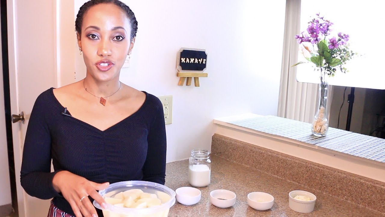 Ethiopian Cooking - How to Make Mashed Potatoes - የተፈጨ ድንች አሰራር - ብንጠቀመው አሪፍ ነው
