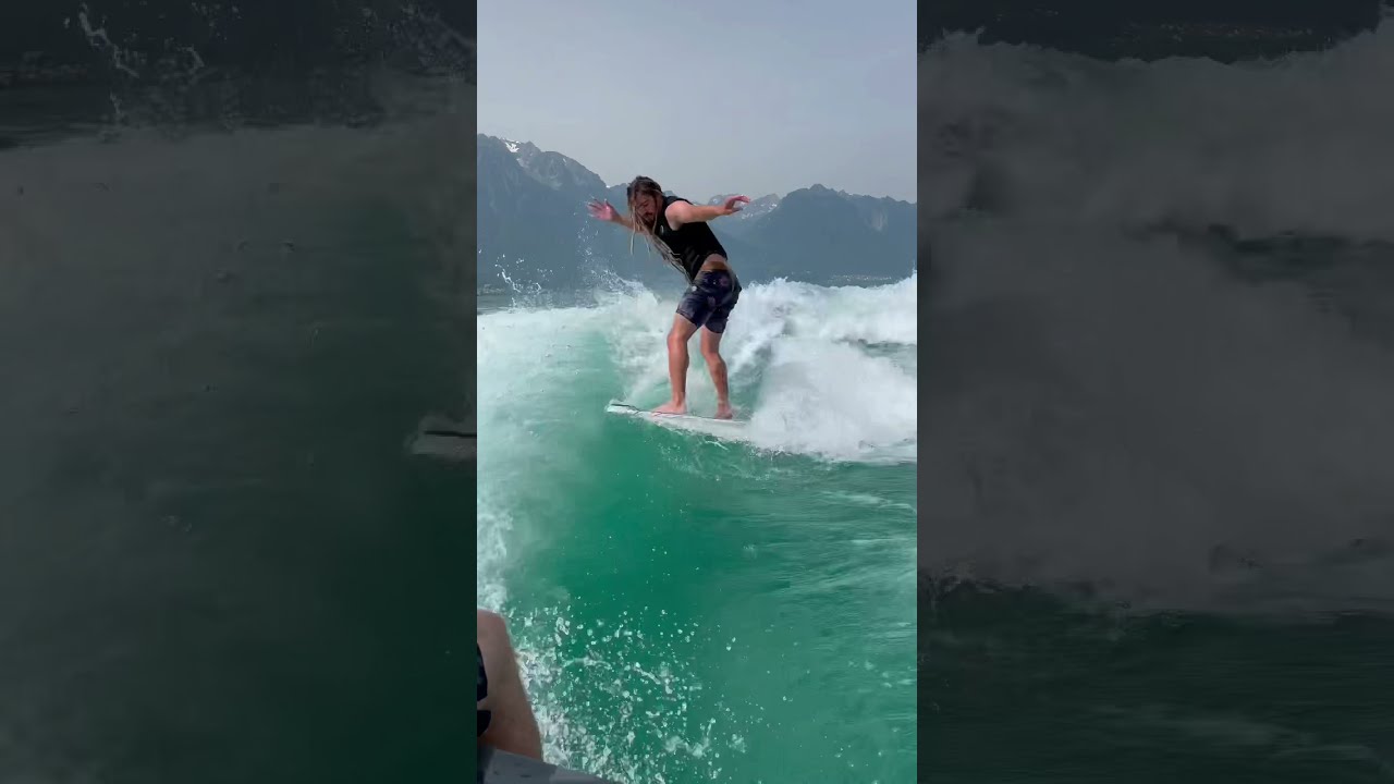 The Stoke Is Real When You Land A Clean 540 Shuvit Wakesurfing First Try 