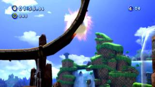 Sonic Generations Flame Shiled + Loop Glitch