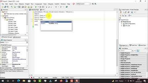 Membuat aplikasi kalkulator sederhana dengan Delphi 2010