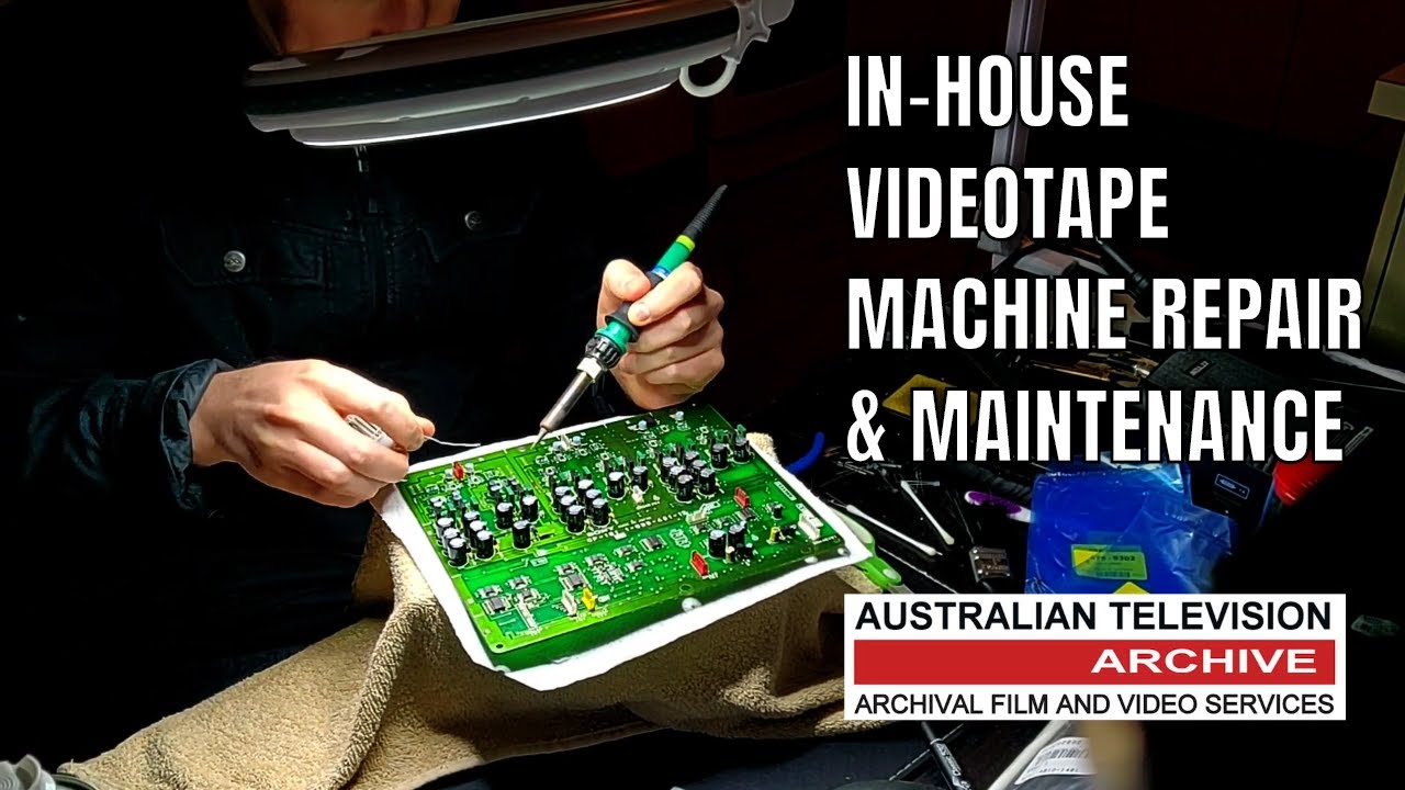 Watch Now How We Repair Videotape Machines InHouse at The Australian