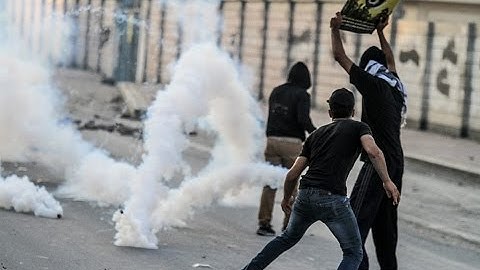 Bahrain : Police Repression Nimr Revolution Angry demonstrations in Sitra