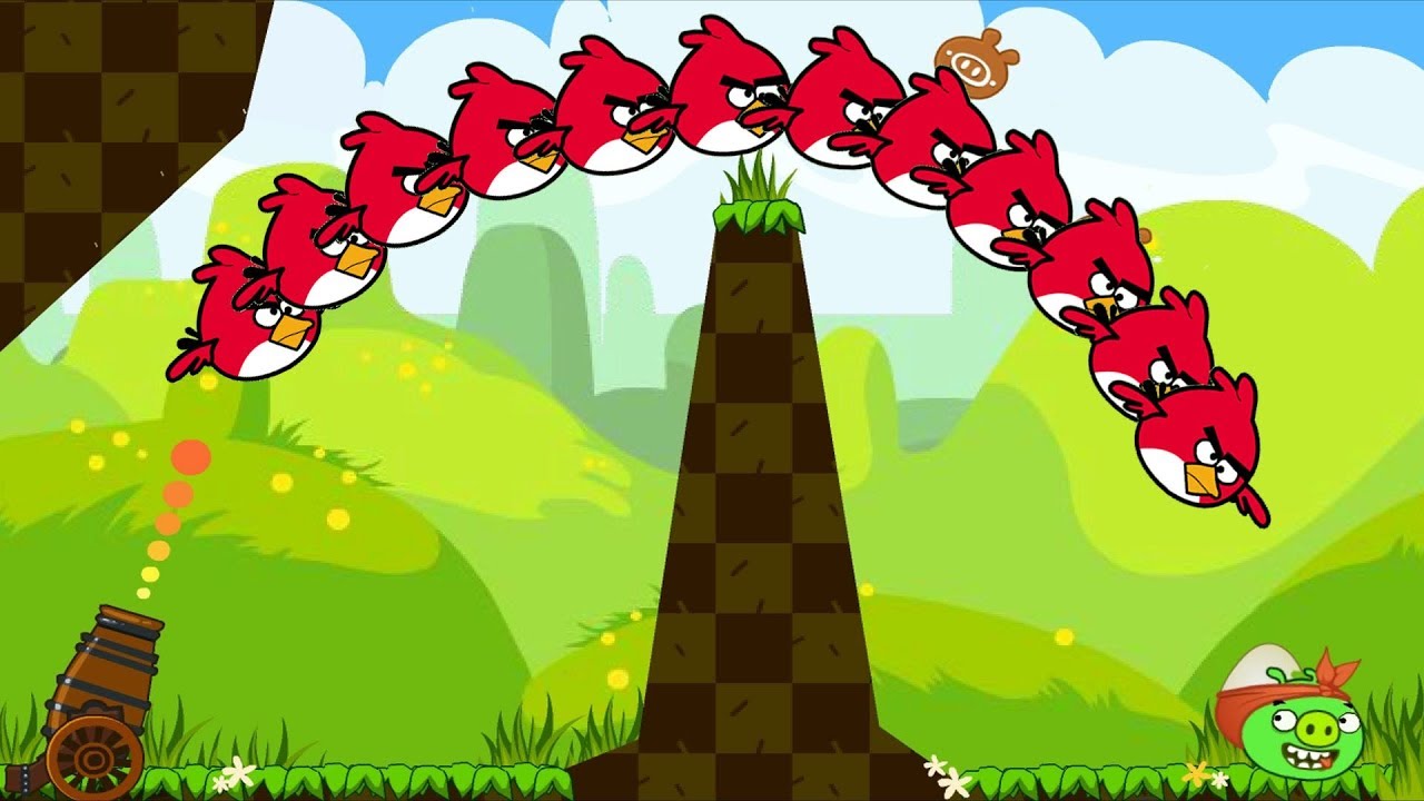 Angry Birds Cannon Collection 1 - THE PIGGIES TAKEN A TRICKSHOT FROM PIGGIES!
