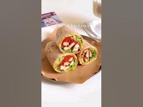 Only 3 type ingredients Chicken Roll #shorts #shortvideo - YouTube