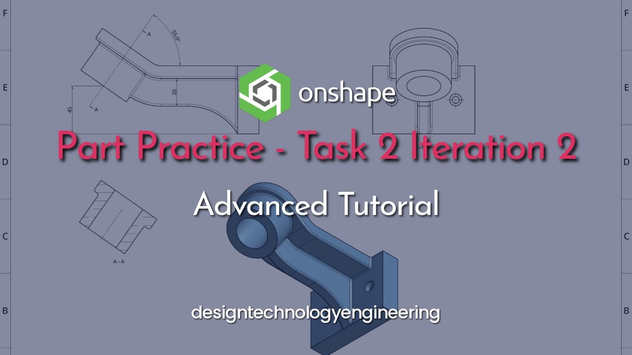 Onshape - Task 2 Iteration 2 - YouTube