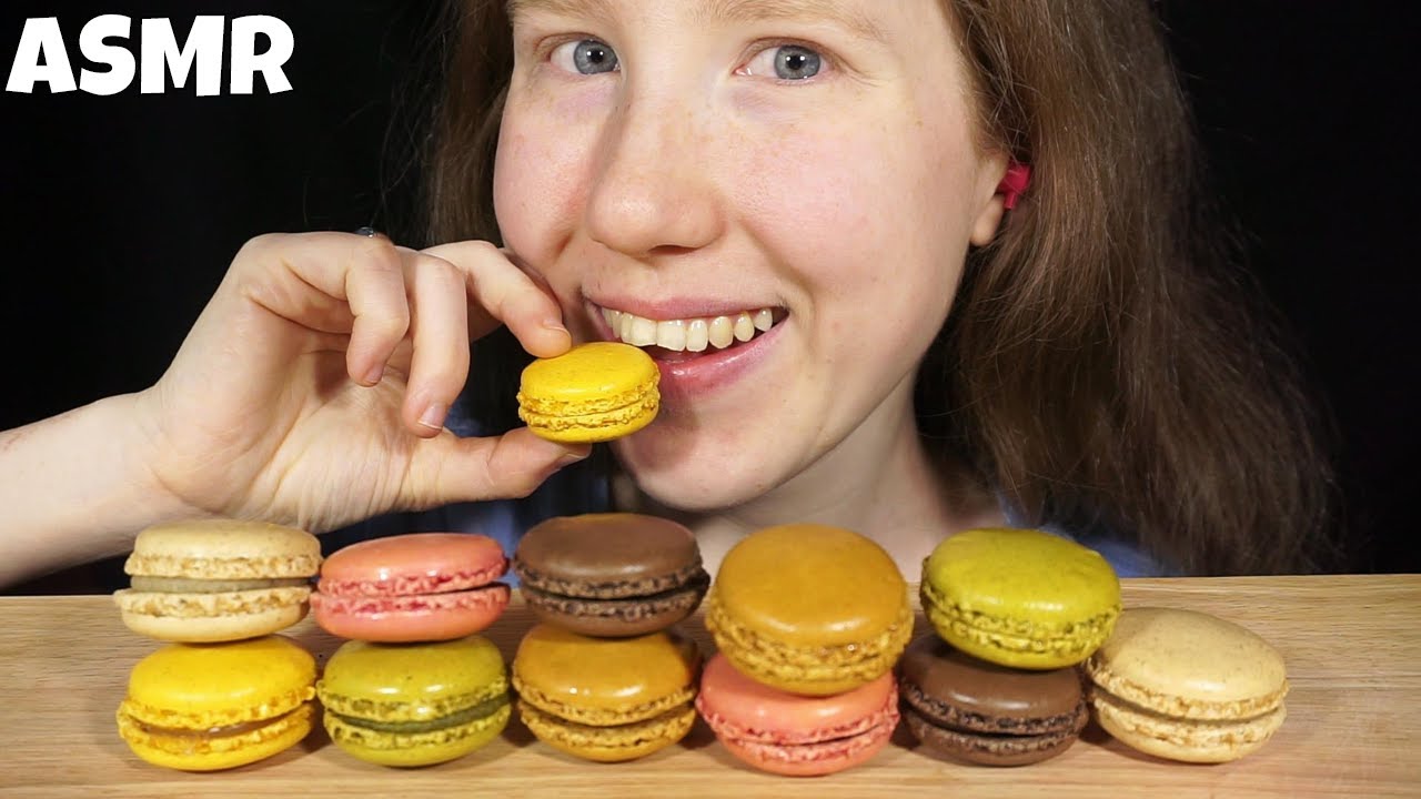ASMR MACARONS MUKBANG (Collab With Suki Eats) EATING SOUNDS