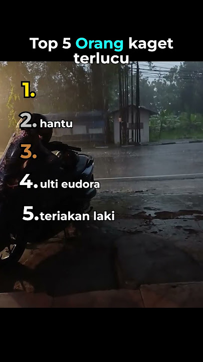 Top 5 Orang kaget terlucu😂