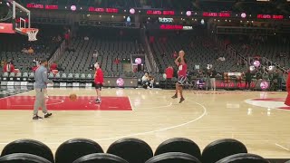 Collin Sexton Practicing For The First Time After ACL Injury - Dirk Nowitzki Fadeaway From 3 Point