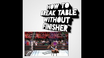 How to break table without finisher svr 11